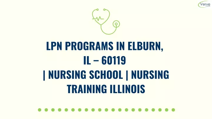 lpn programs in elburn il 60119 nursing school