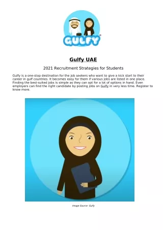 2021 Recruitment Strategies for Students - Gulfy