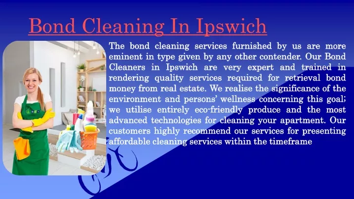 bond cleaning in ipswich