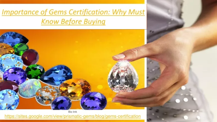importance of gems certification why must know before buying