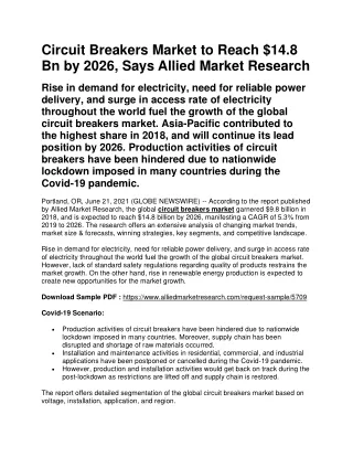 circuit breakers market to reach 14 8 bn by 2026