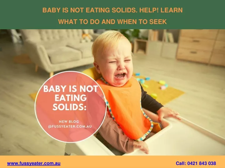 baby is not eating solids help learn what