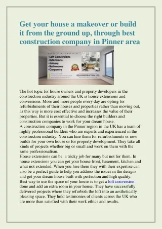 get your house a makeover or build it from