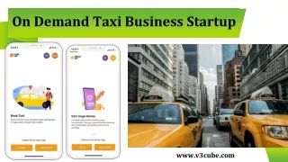 on demand taxi business startup