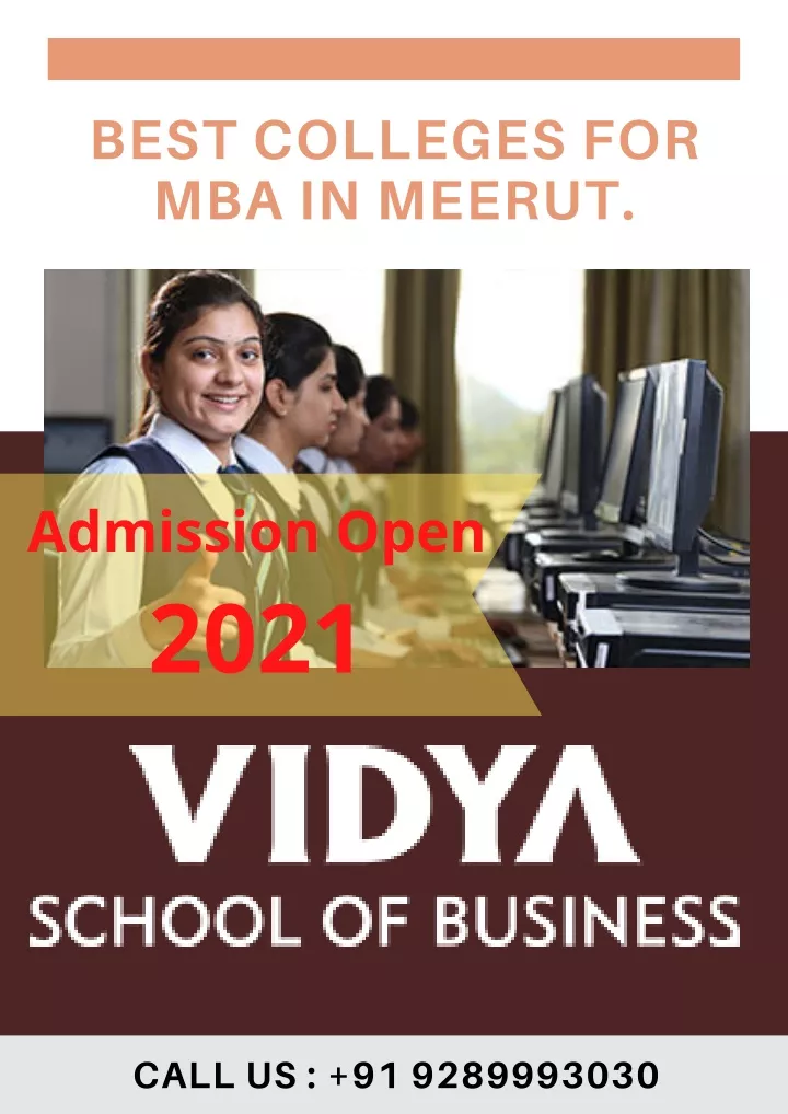 best colleges for mba in meerut