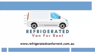 Freezer Van for Rent