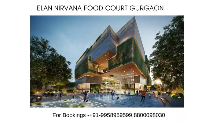 elan nirvana food court gurgaon