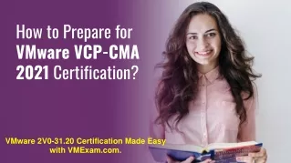 how to prepare for vmware vcp cma 2021