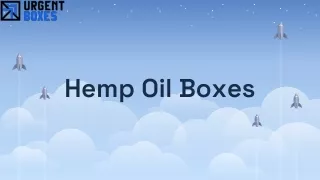 hemp oil boxes