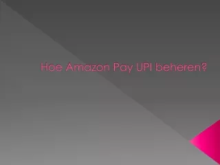Hoe Amazon Pay UPI