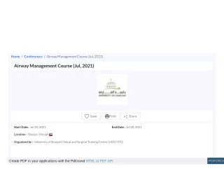 home conferences airway management course jul 2021