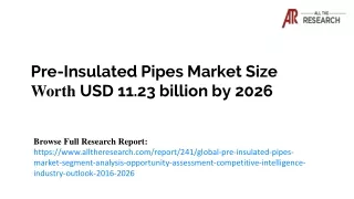 Pre-Insulated Pipes Market-Business Opportunity, Segment Analysis, Top Trends &