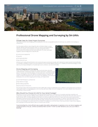 Drone mapping and surveying
