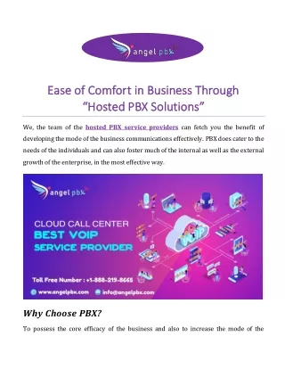 ease o ease of comfort f comfort i in business