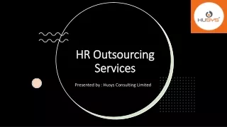 HR Outsourcing Services ppt