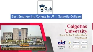 Galgotia College of Engineering Fees Details Update for 2021
