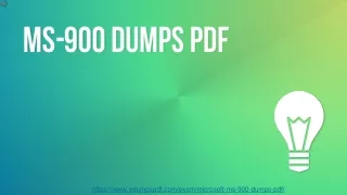ms 900 dumps pdf