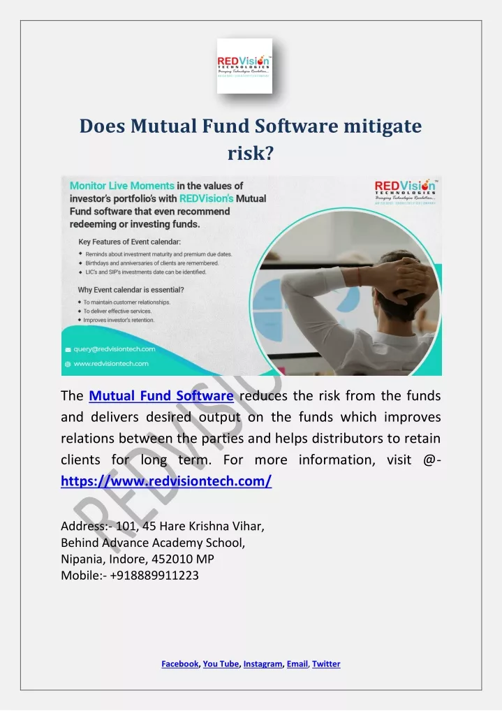 does mutual fund software mitigate risk