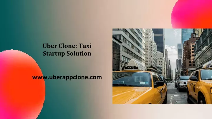 uber clone taxi startup solution