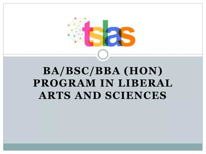 ba bsc bba hon program in liberal arts and sciences