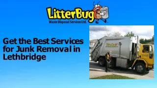 Get the Best Services for Junk Removal in Lethbridge