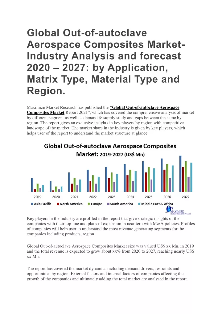 global out of autoclave aerospace composites