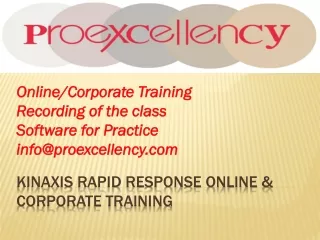 Kinaxis Rapid Response Online & corporate training