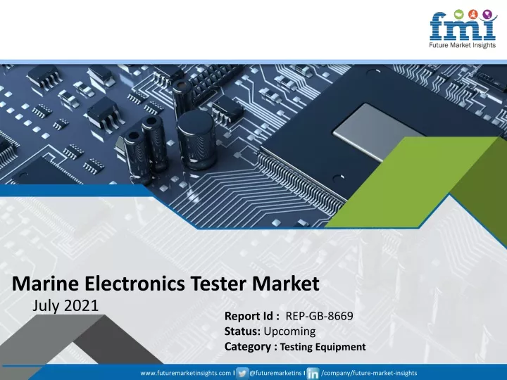 marine electronics tester market july 2021