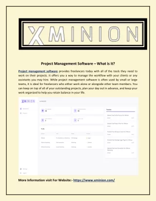 Project Management Software