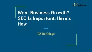 Want Business Growth? SEO Is Important: Here’s How