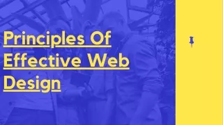 principles of effective web design