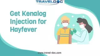 get kenalog injection for hayfever