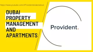 Dubai Property management and apartments