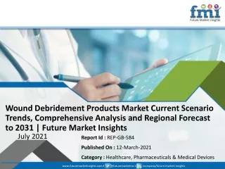 Wound Debridement Products Market Current Scenario Trends, Comprehensive Analysi