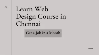 Learn Web Design Course in Chennai