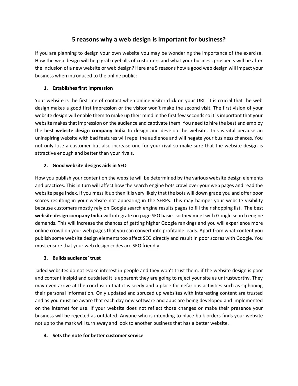 PPT - 5 Reasons Why A Web Design Is Important For Business? PowerPoint ...