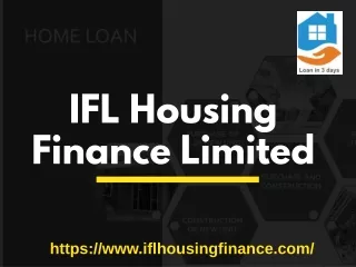 IFL Housing Finance Limited
