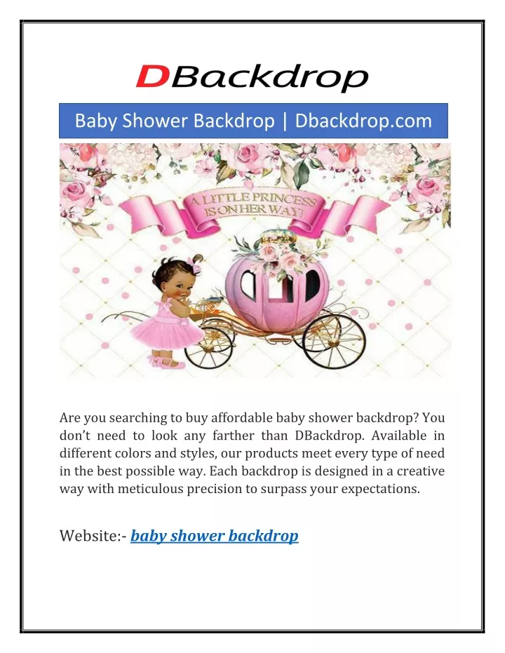 baby shower backdrop dbackdrop com