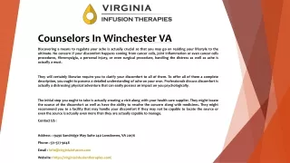 counselors in winchester va