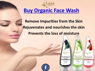 Buy Organic Face Wash Online in India