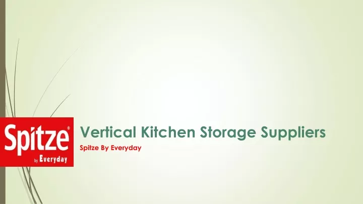 vertical kitchen storage suppliers