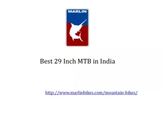 Best 29 Inch MTB in India