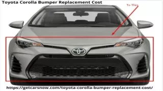 Toyota Corolla Bumper Replacement Cost||USA||New Jersey||