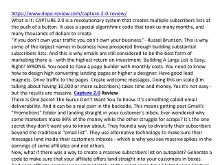 https www dope review com capture 2 0 review what