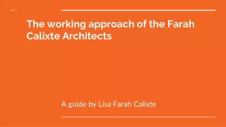 Lisa Farah Calixte