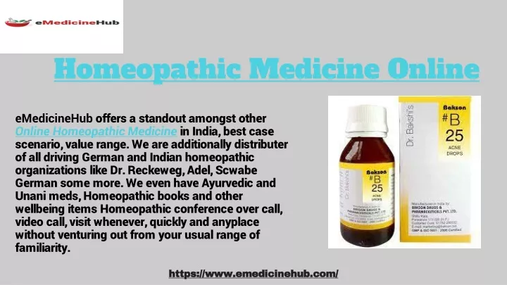 homeopathic medicine online