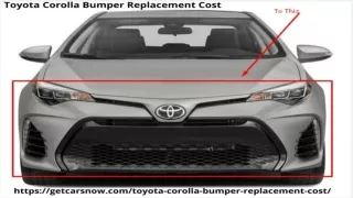 Toyota Corolla Bumper Replacement Cost||USA||New Jersey||
