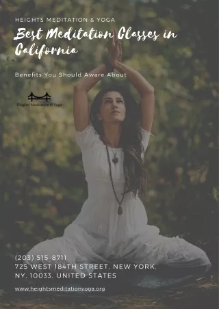 Best Way to Take Meditation Classes