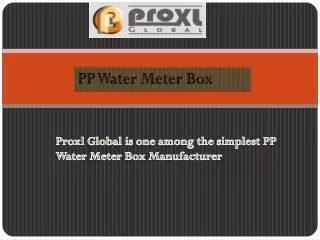 pp water meter box