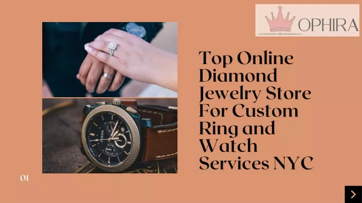 top online diamond jewelry store for custom ring